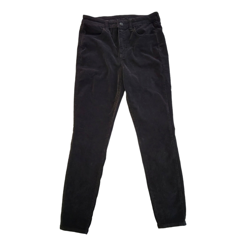 🌻 American Eagle Black Stretch Courderoy Pants Size 8